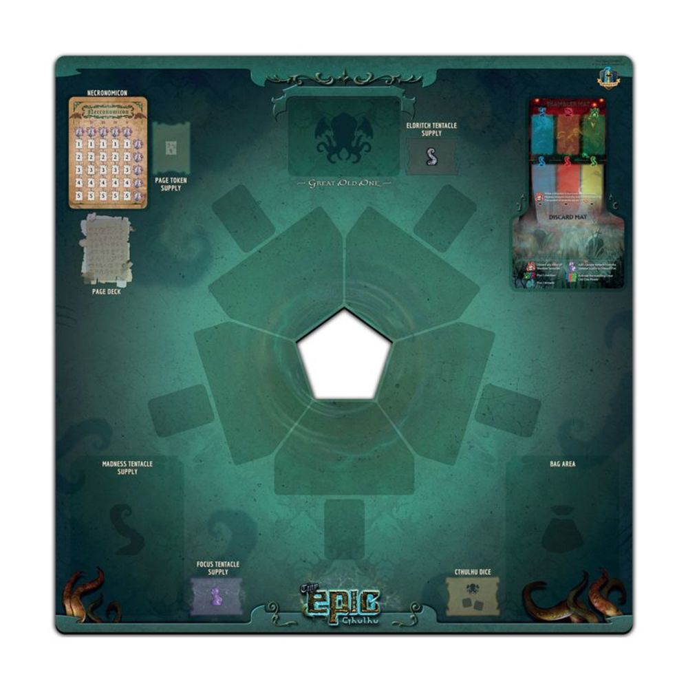 Tiny Epic Cthulhu Game Mat, 25" x 25"